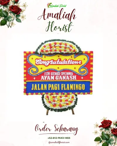 Bunga Papan Congratulation di Tamankuncaran
